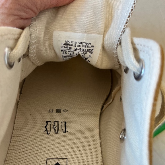 Mens Retro Low Cut Oxford Black Label Converse 70s Suede Shoes Size 8 1/2 - Picture 7 of 7